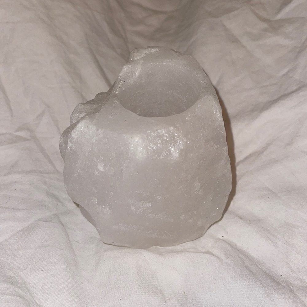 Crystal Rock Candle Holder